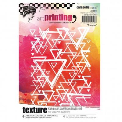 Carabelle art printing A6 triangles Dreiecke